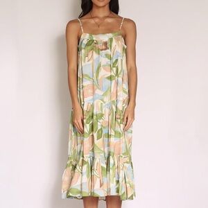 Girl And The Sun St Tropez Dress Leaf Dress